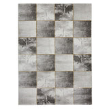 Geometric Squares Rug