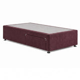 Desire Fabric Divan Base - Burgundy by Respa
