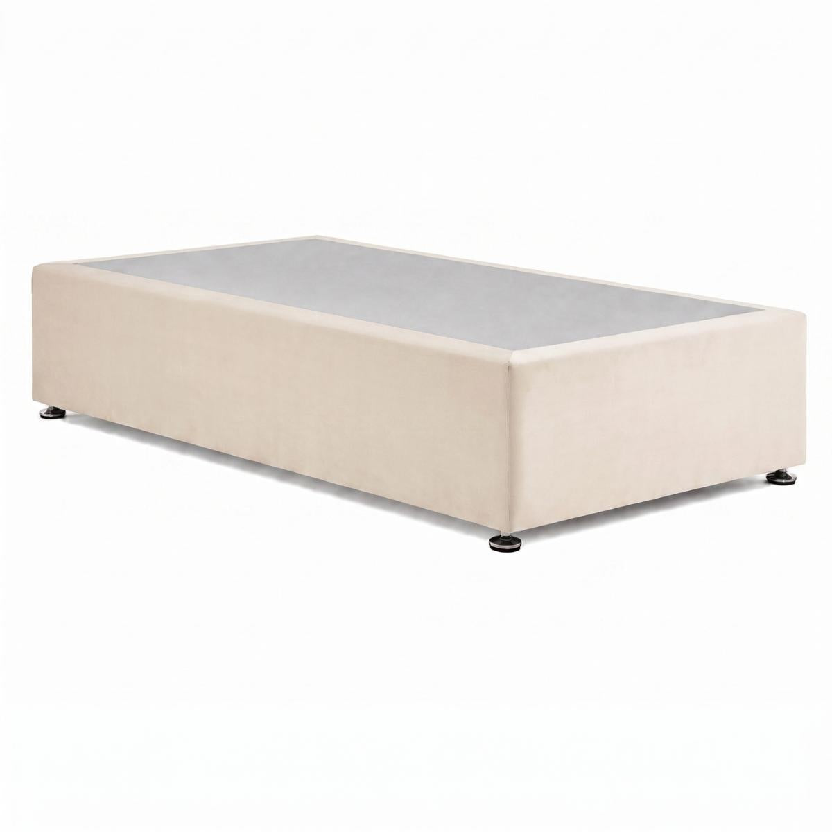 Desire Fabric Divan Base - Cream by Respa