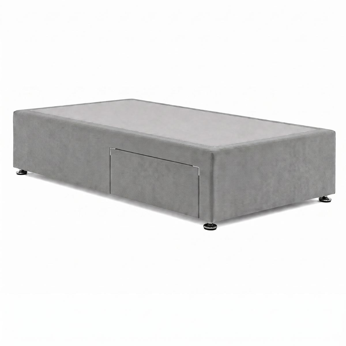 Desire Fabric Divan Base - Grey by Respa