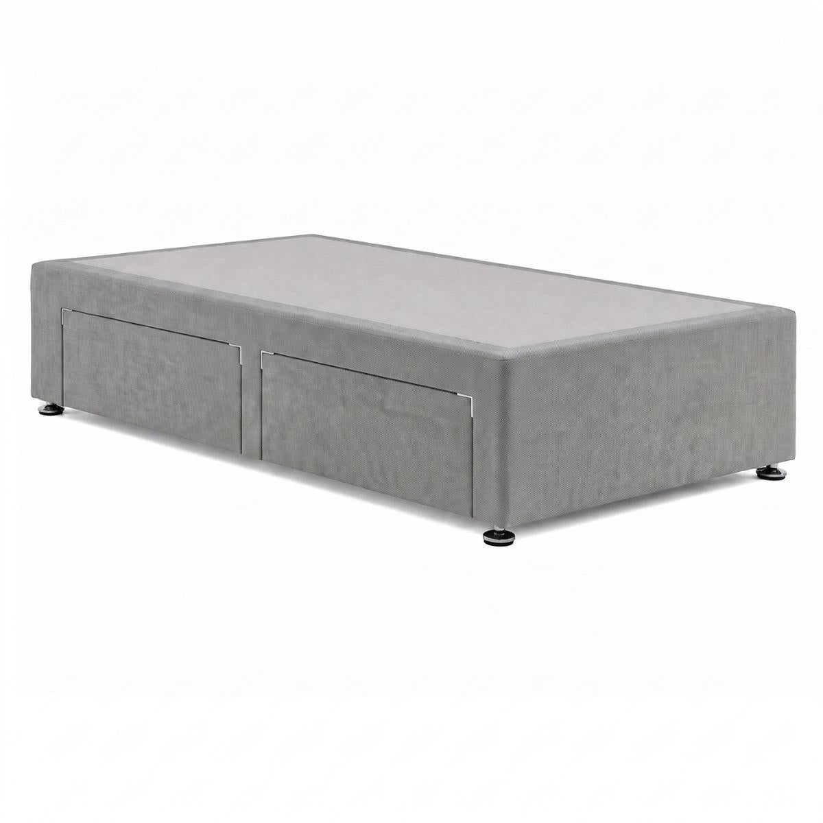 Desire Fabric Divan Base - Grey by Respa