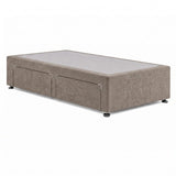 Desire Fabric Divan Base - Light Brown by Respa