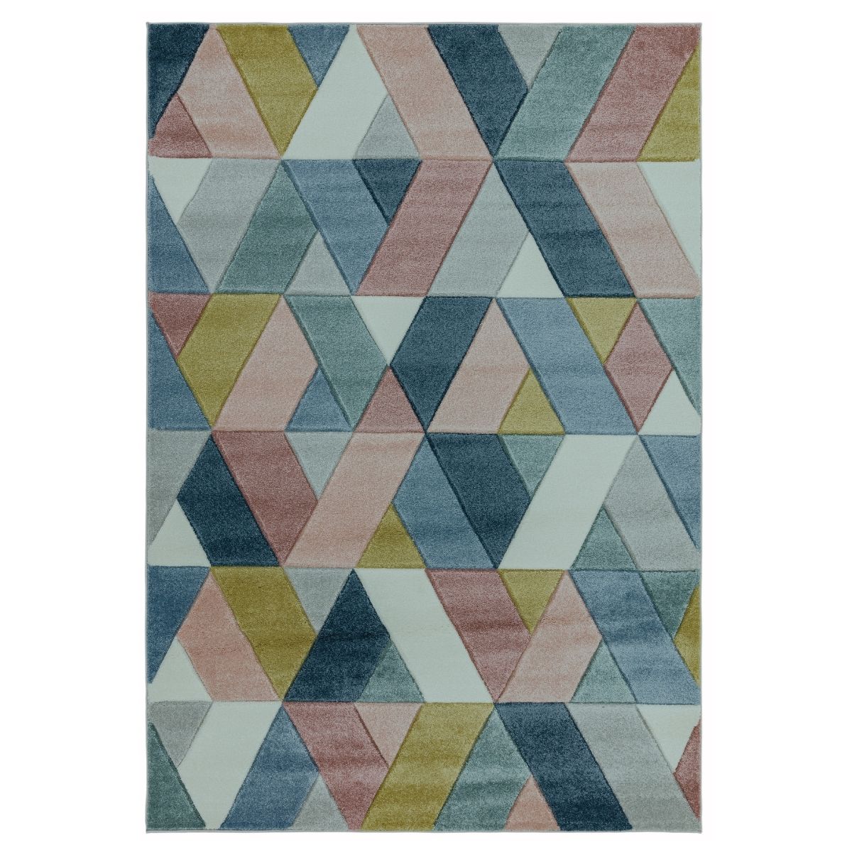 Rhombus Rug Pattern Sketch Geometric Rhombus Rug – Corcorans Furniture IE