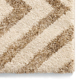 Elegant Beige Diamond Rug