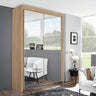 Abigail Sliding Wardrobe Brown - 2