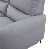 Aoife Grey Fabric 3 Seater Chaise Sofa - 7