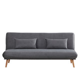Arcadia 2 Seater Sofa Bed Dark Grey - 1