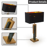 ArtDecoGold_BlackTableLampwithMarbleBase-3