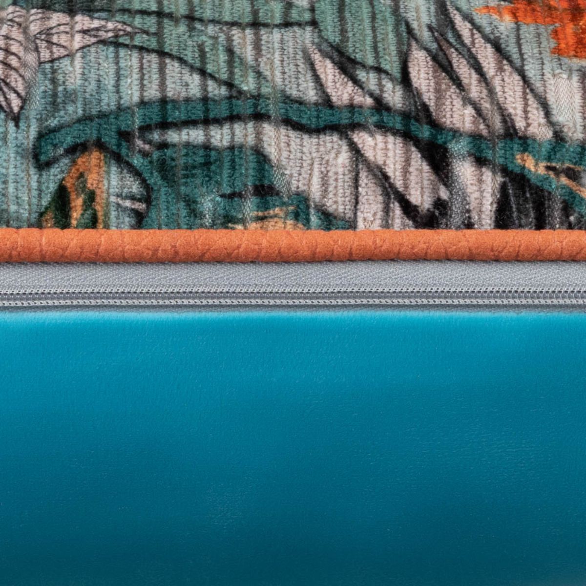Aruba Teal Floral Cushion 35x50 - 4