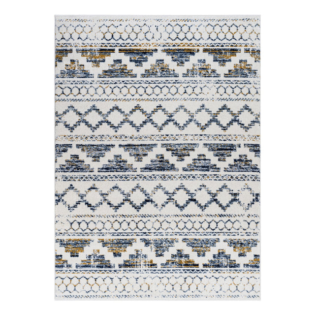 AspireIvoryBlueBohemianAreaRug-1