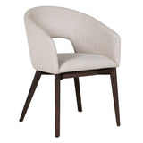 Aster Curved Back Dining Chair Grey - 1