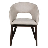 Aster Curved Back Dining Chair Grey - 2