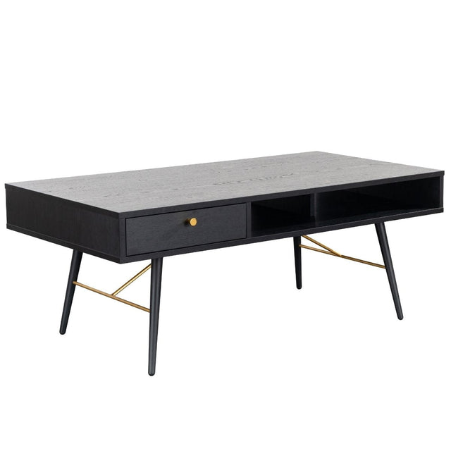 Black and Copper Coffee Table