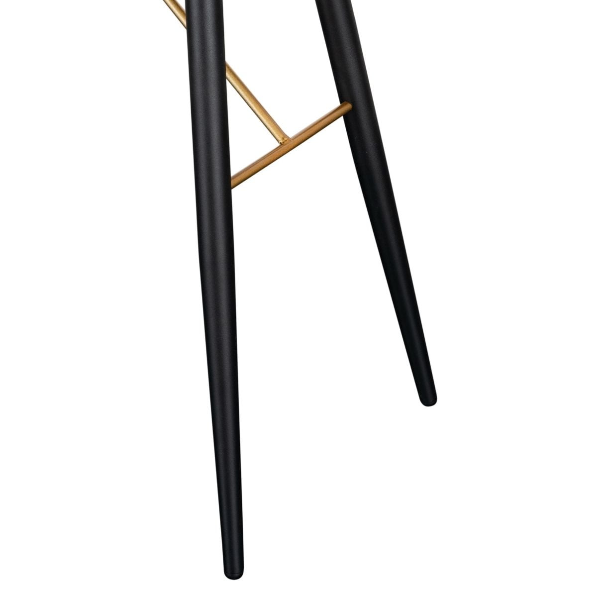 BAR-009-BK - Bulgary Console Table 0.9M Black and Copper Black and Copper - 5