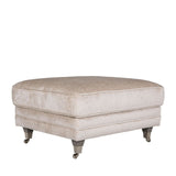 Barnaby Velvet Ottoman - 1