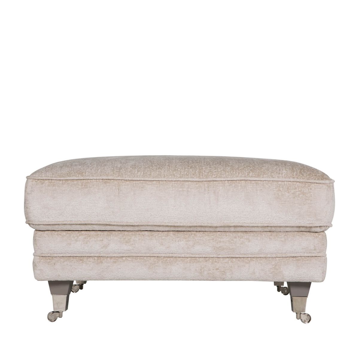 Barnaby Velvet Ottoman - 2