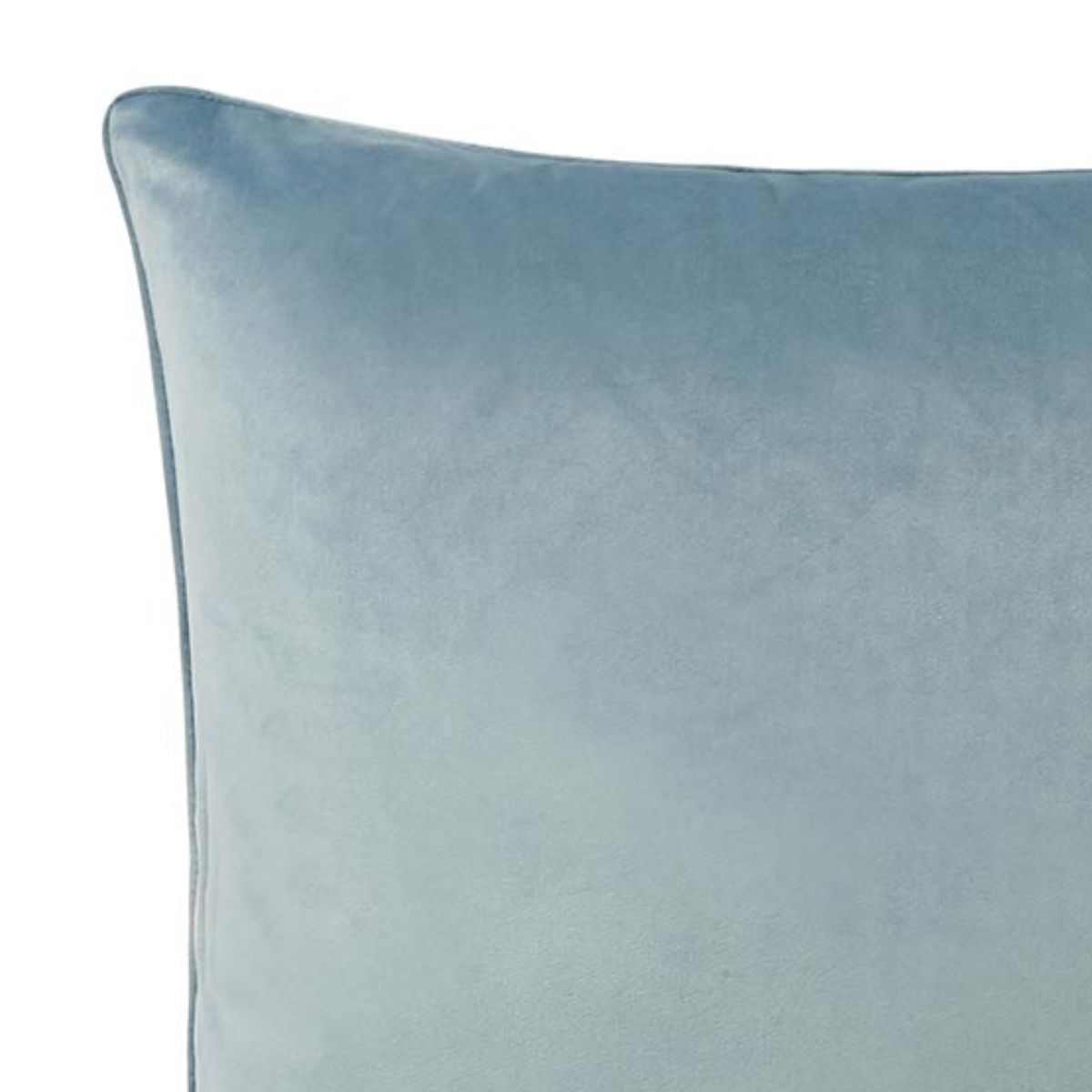 Bellini Cloud Blue Velour Cushion - 2