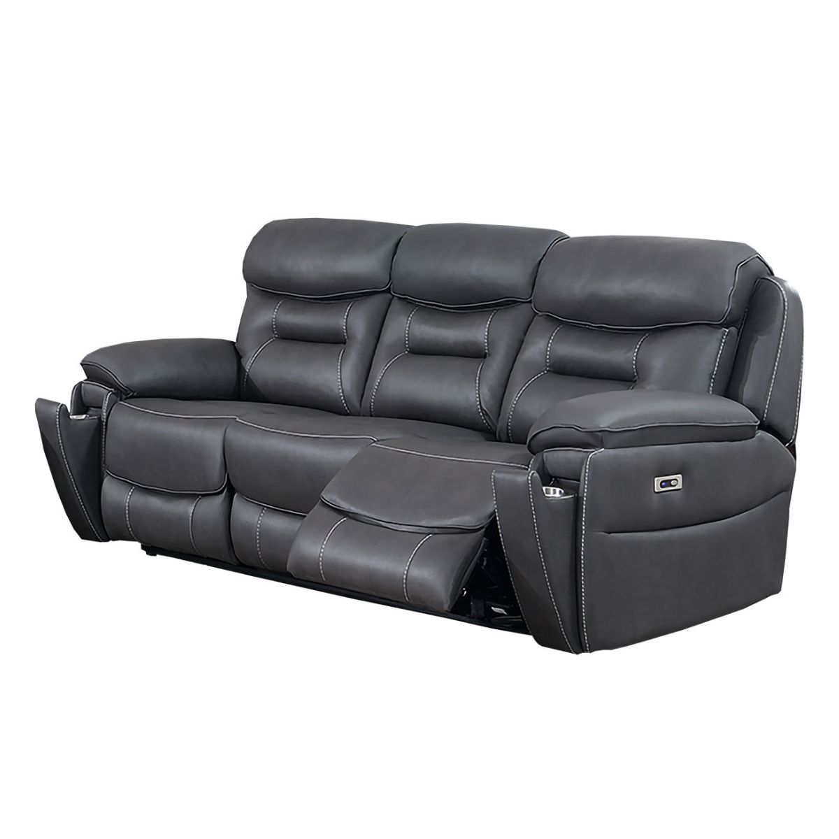 Boxgrove Grey 3 Seater Electric Recliner Sofa