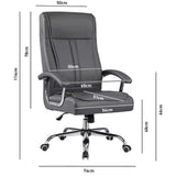 Bradford Grey Office Chair - 5