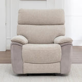 BrightonBeigeTwoToneElectricReclinerArmchair-3