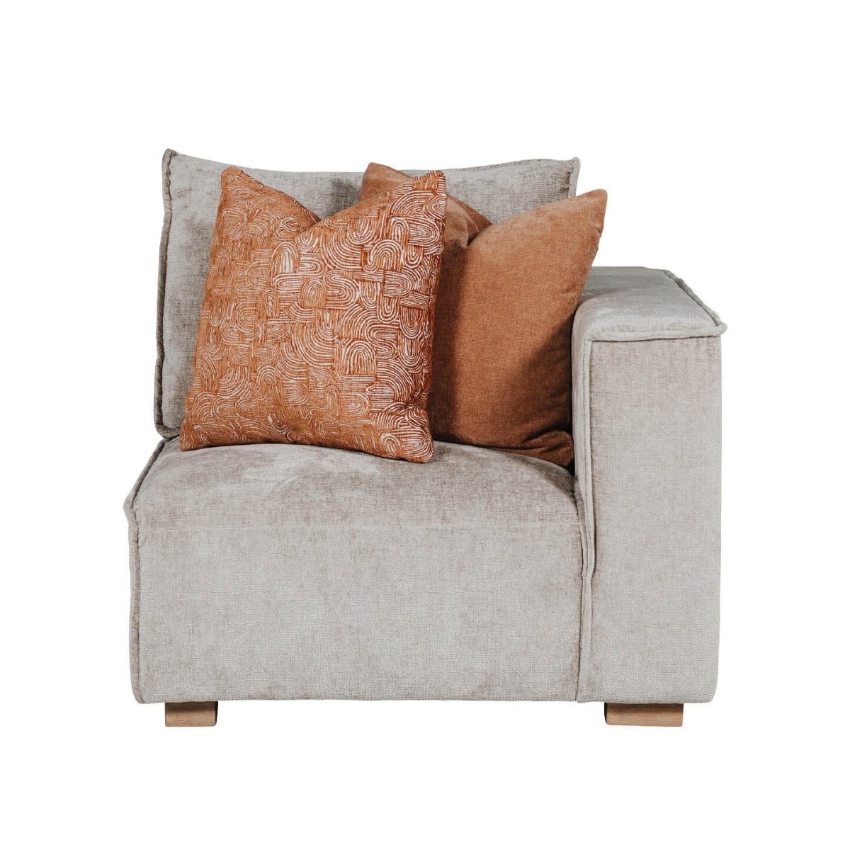 Brogan Modular Arm Right Hand Facing Mink - 1