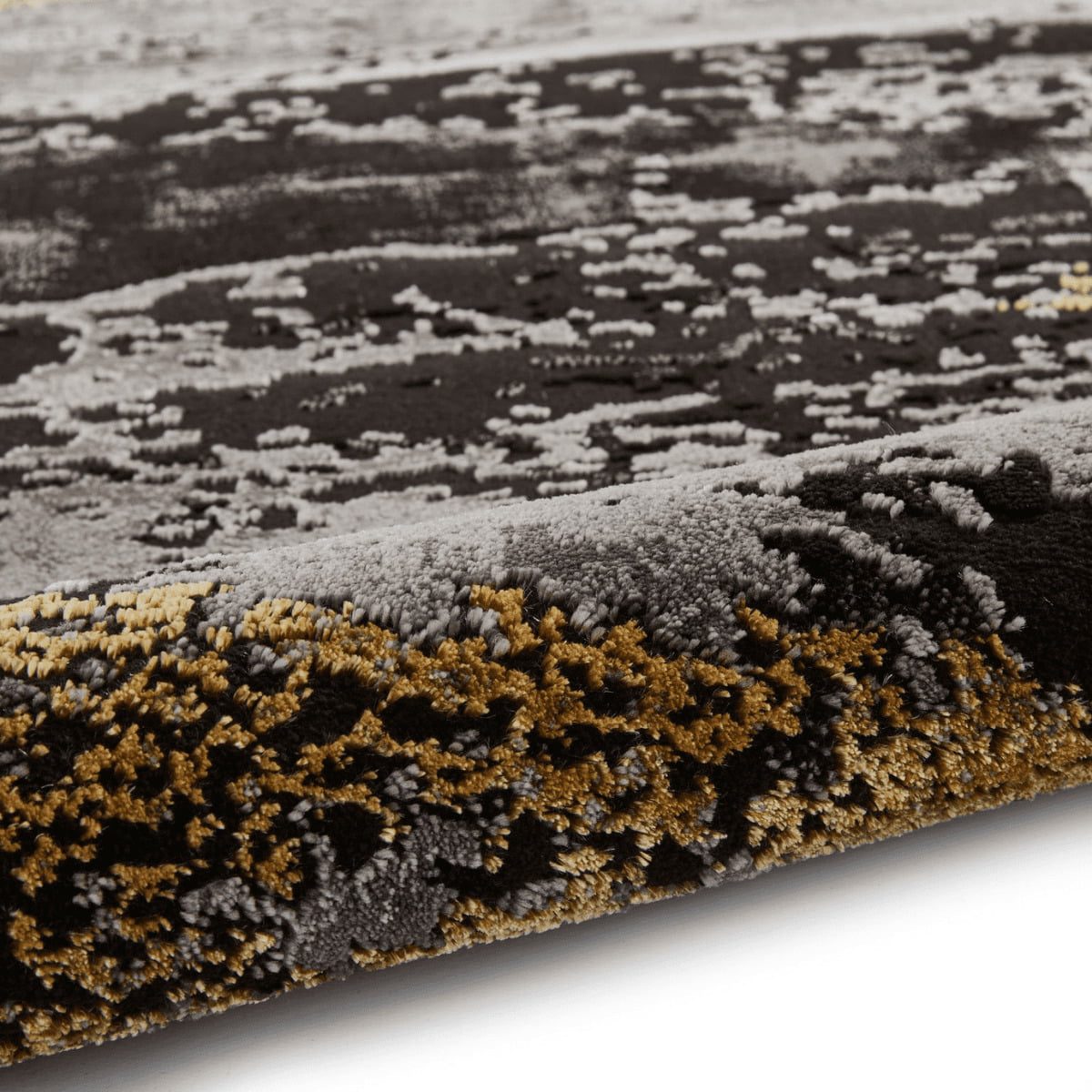 CRA19788BLKGLD1623 - Craft black gold rug - 3