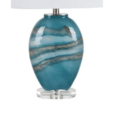 CVA041 - Elise Blue Agate Table Lamp - 2