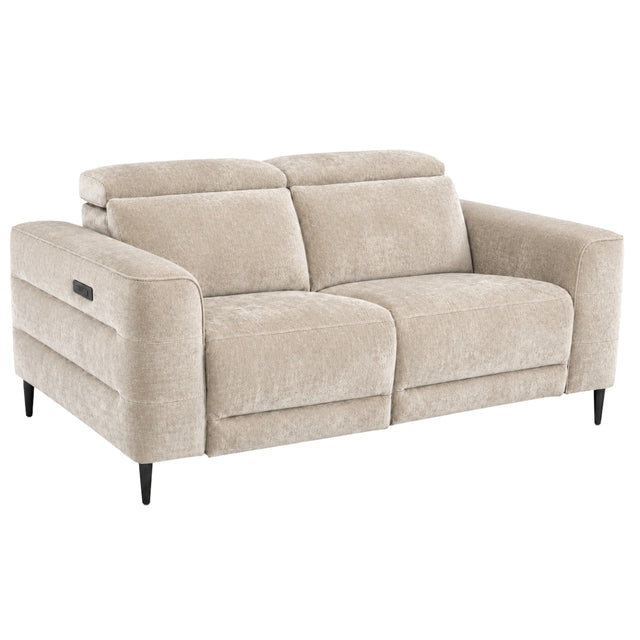 Cassara beige sofa on a white background