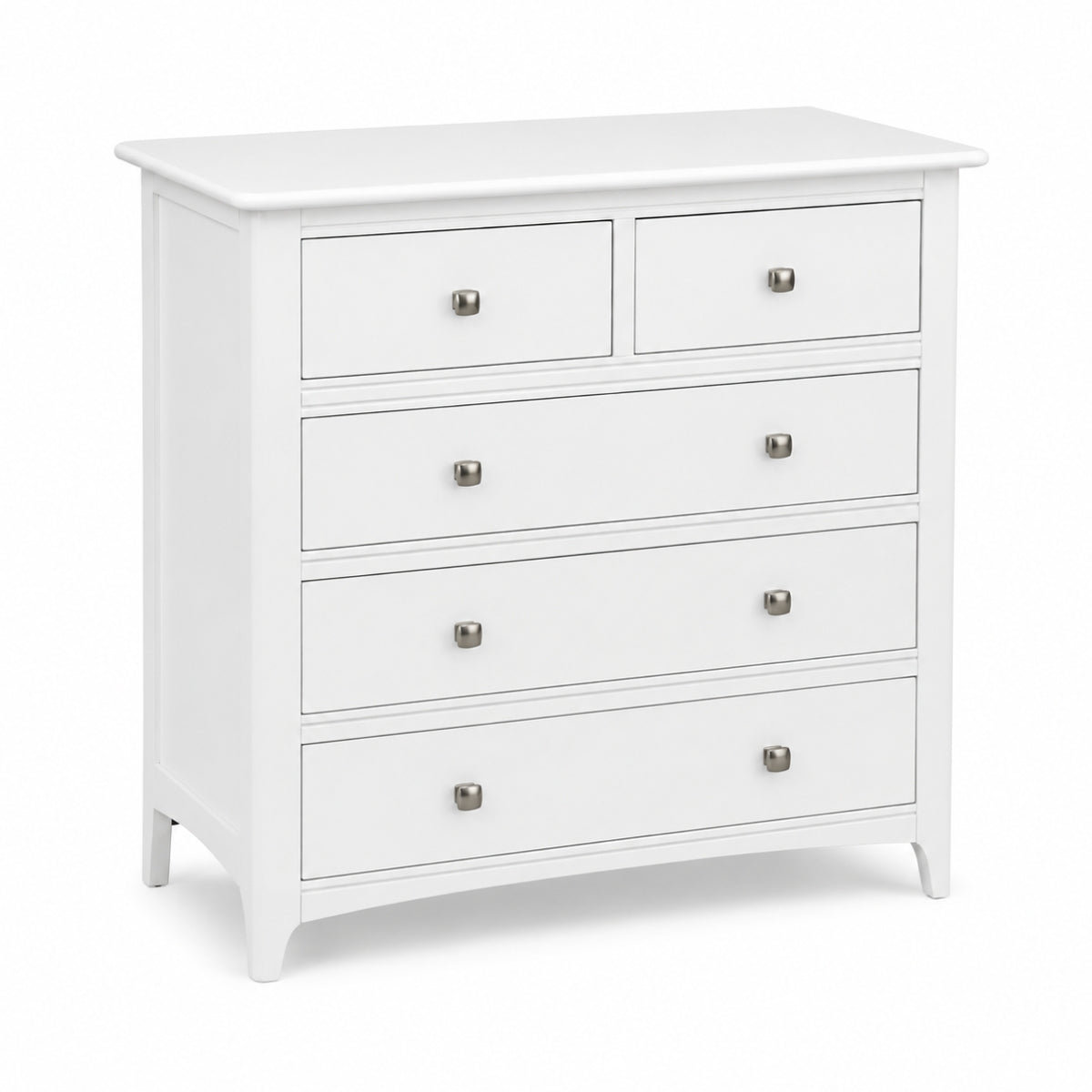 Causeway White 5 Drawer Chest - 1