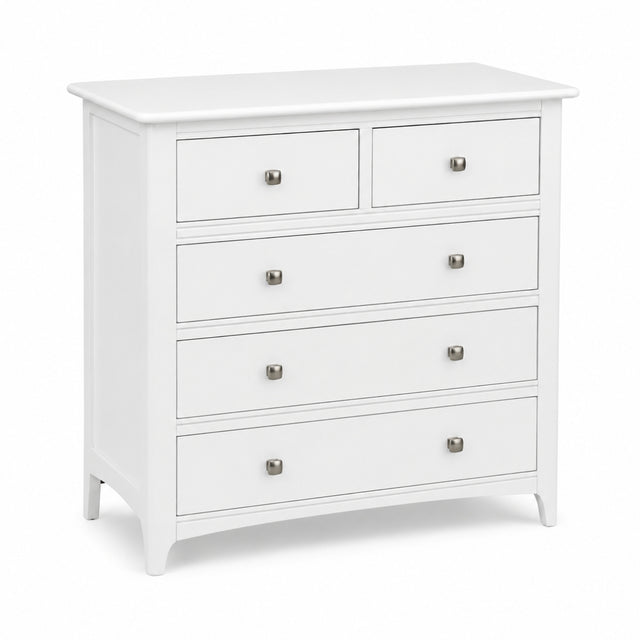 Causeway White 5 Drawer Chest - 1