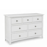 Causeway White 7 Drawer Chest - 1