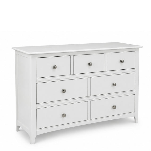 Causeway White 7 Drawer Chest - 1