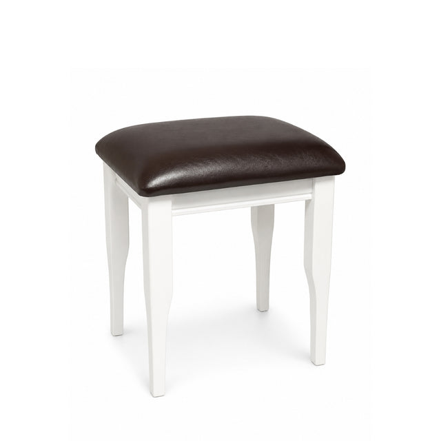 Causeway White Dressing Stool - 1