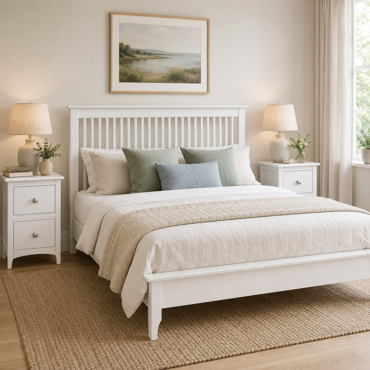 Causeway Bed & Bedside Lockers