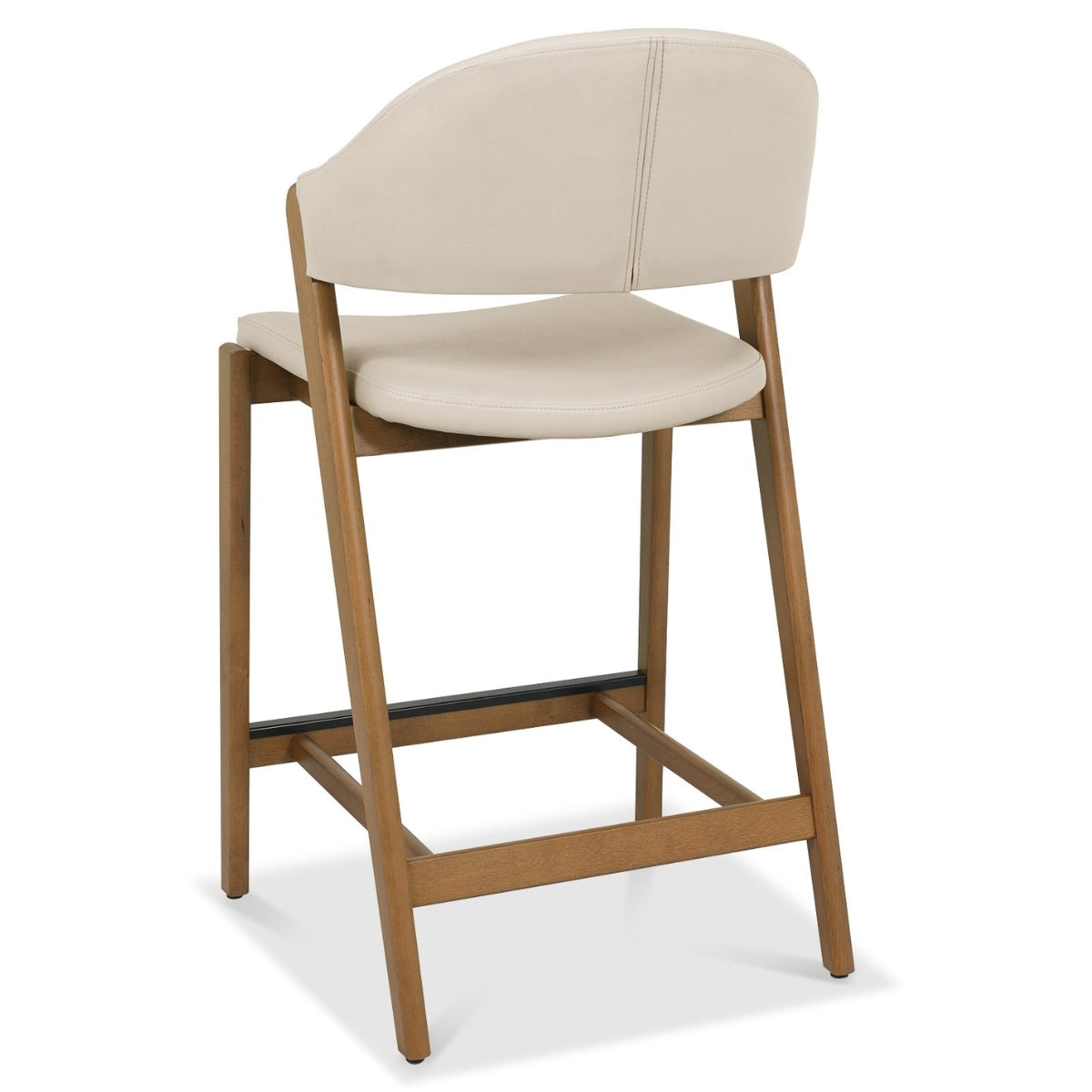 Chambery Rustic Oak Bar Stool Beige - 3