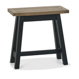 Chambery weathered oak side table