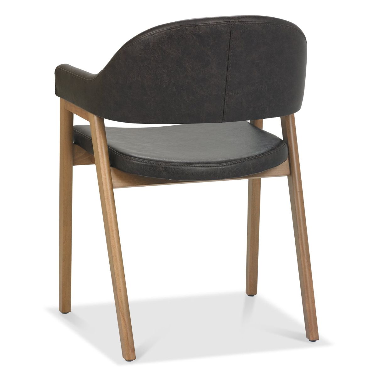 Chambery Velvet Dining Chair Brown 3
