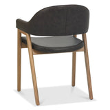 Chambery Velvet Dining Chair Brown 3