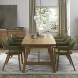 Chambery Velvet Dining Chair Green 6