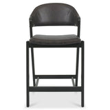 Chambery Weathered Oak Bar Stool Brown - 2