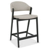 Chambery Weathered Oak Bar Stool Grey - 1