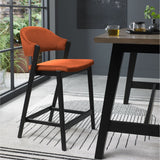 Chambery Weathered Oak Bar Stool Orange - 4