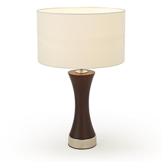 ContemporaryBrownWoodTableLamp-1