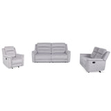 Coolea Grey Fabric Recliner Sofa Suite