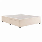 Desire Fabric Divan Base - Cream by Respa