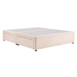 Desire Fabric Divan Base - Cream by Respa
