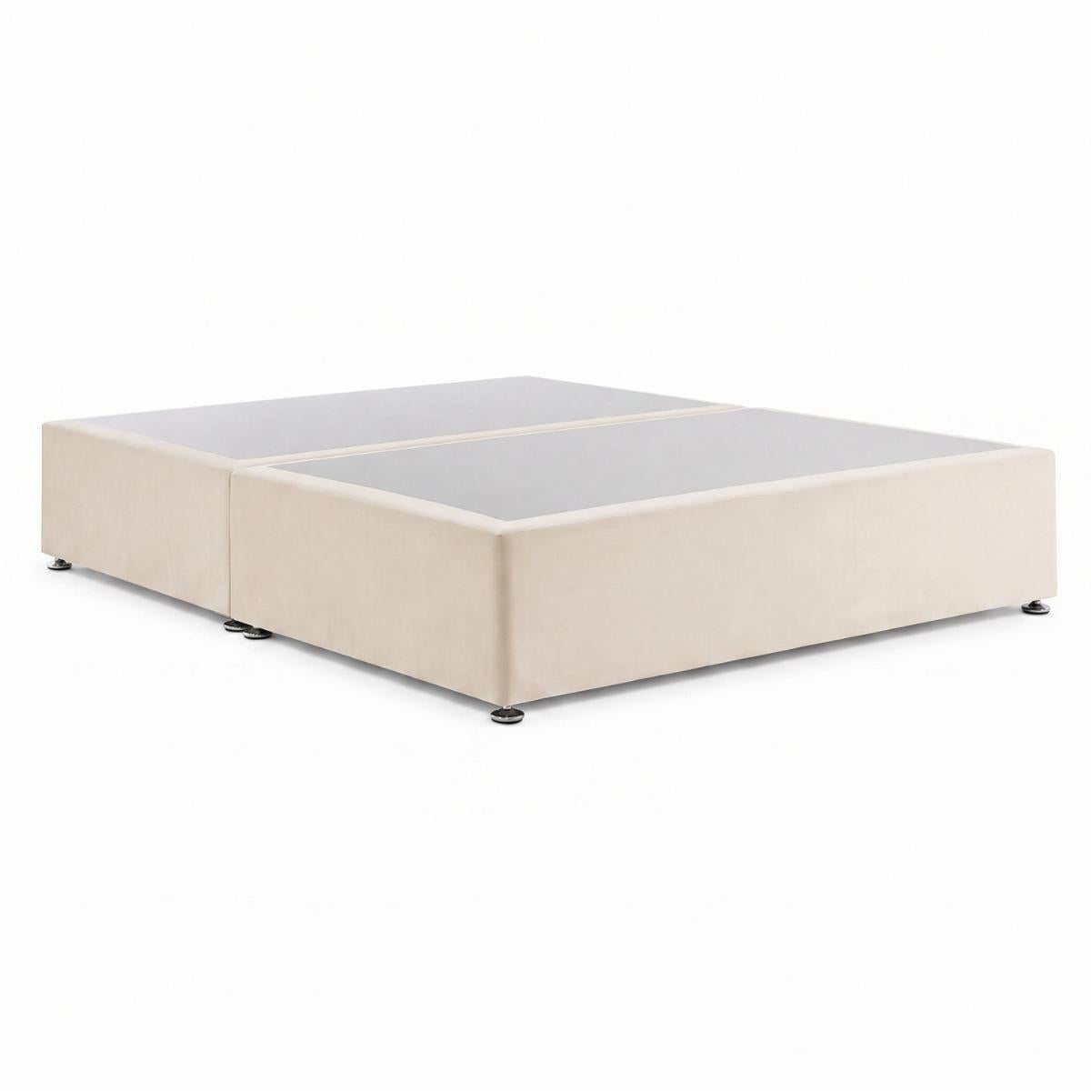 Desire Fabric Divan Base - Cream by Respa