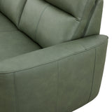Deirdre Green Leather Corner Sofa - 7