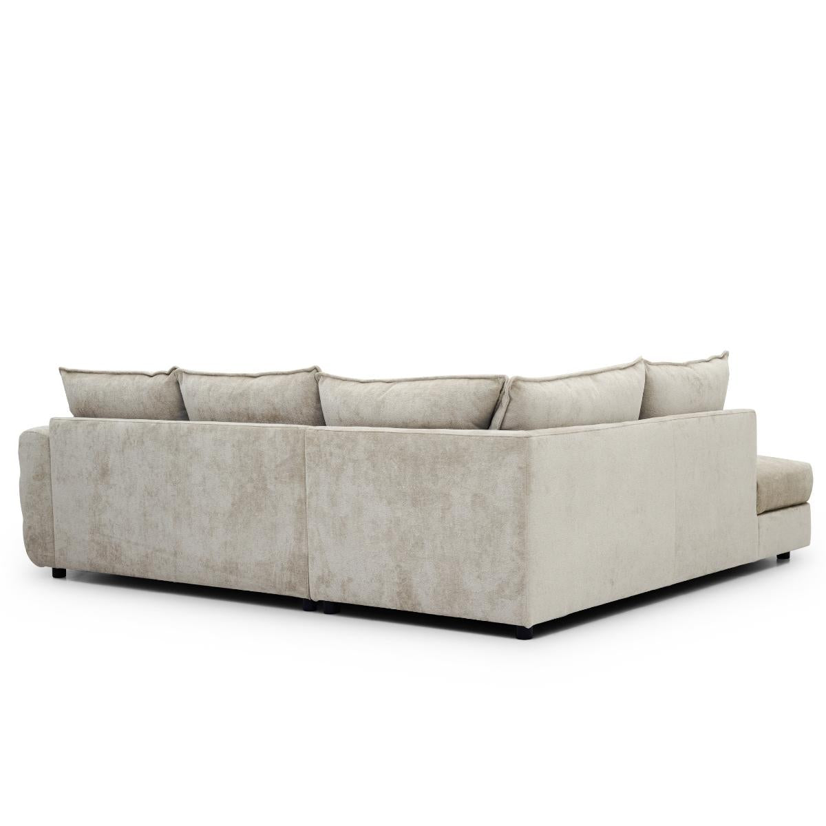 Denzel Corner Sofa Back View