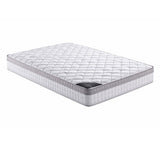 Mattress with quilted surface on a white background
